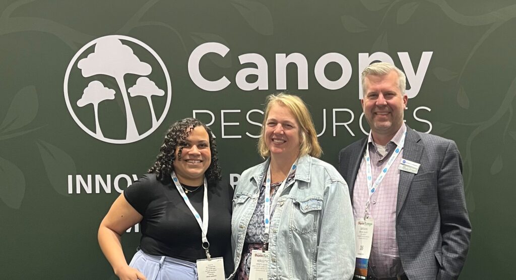 Canopy leadership team at AFP ICON 2023 in New Orleans